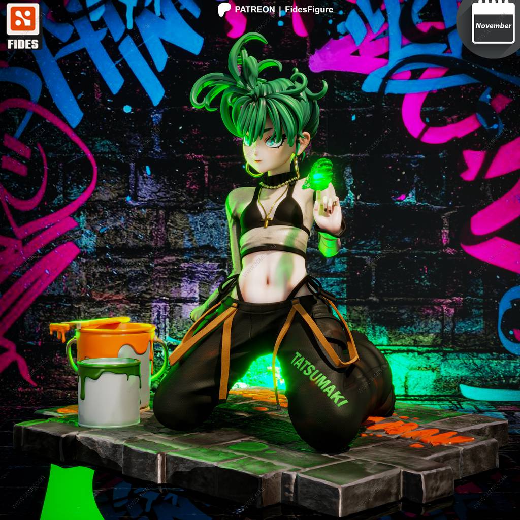 P站图纸印象馆 Fides Figure 一拳超人 龙卷 Fides Figure 一拳超人 龙卷