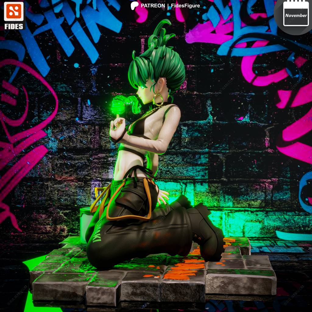 P站图纸印象馆 Fides Figure 一拳超人 龙卷 Fides Figure 一拳超人 龙卷