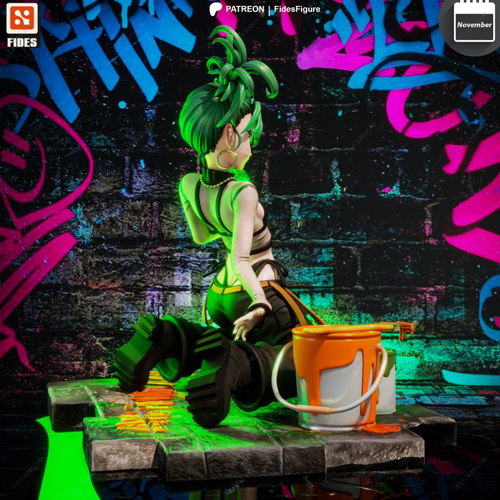 P站图纸印象馆 Fides Figure 一拳超人 龙卷 Fides Figure 一拳超人 龙卷