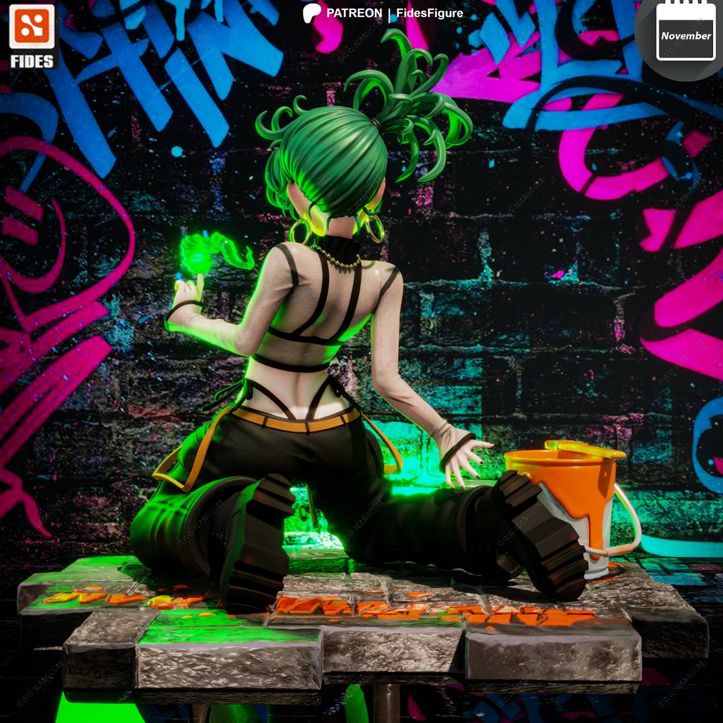 P站图纸印象馆 Fides Figure 一拳超人 龙卷 Fides Figure 一拳超人 龙卷