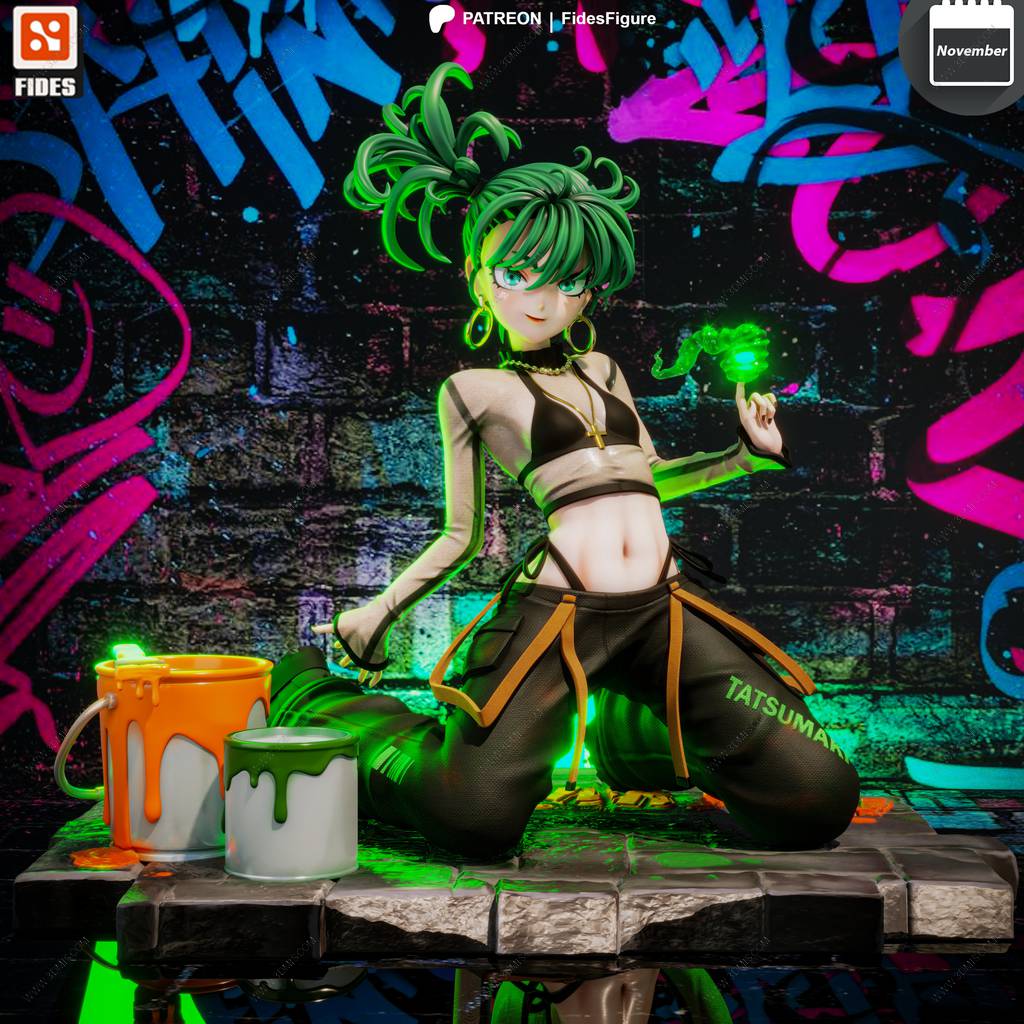 P站图纸印象馆 Fides Figure 一拳超人 龙卷 Fides Figure 一拳超人 龙卷