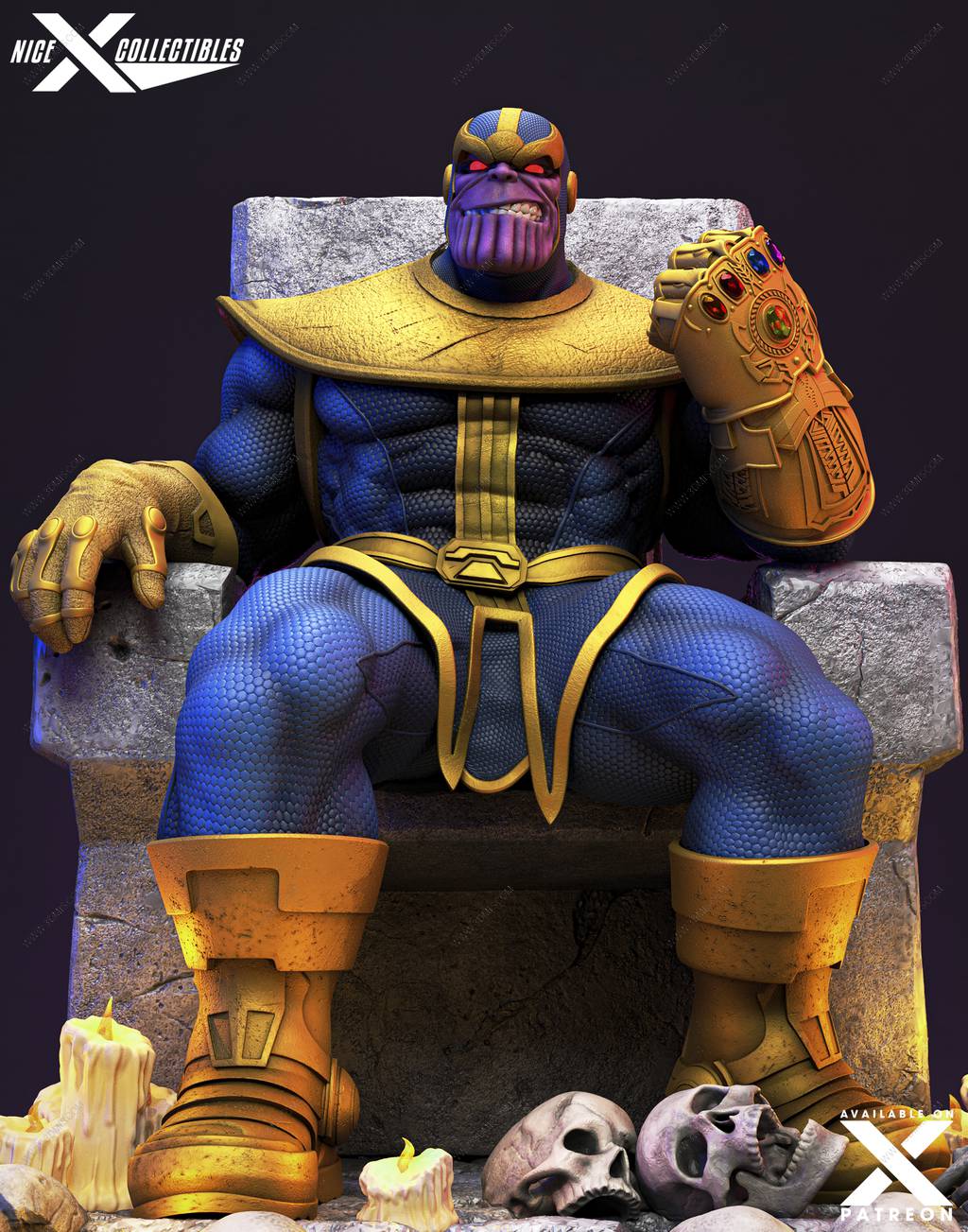 P站图纸印象馆 Nice X Collectibles 漫威 灭霸译萨诺斯 Nice X Collectibles 漫威 灭霸译萨诺斯