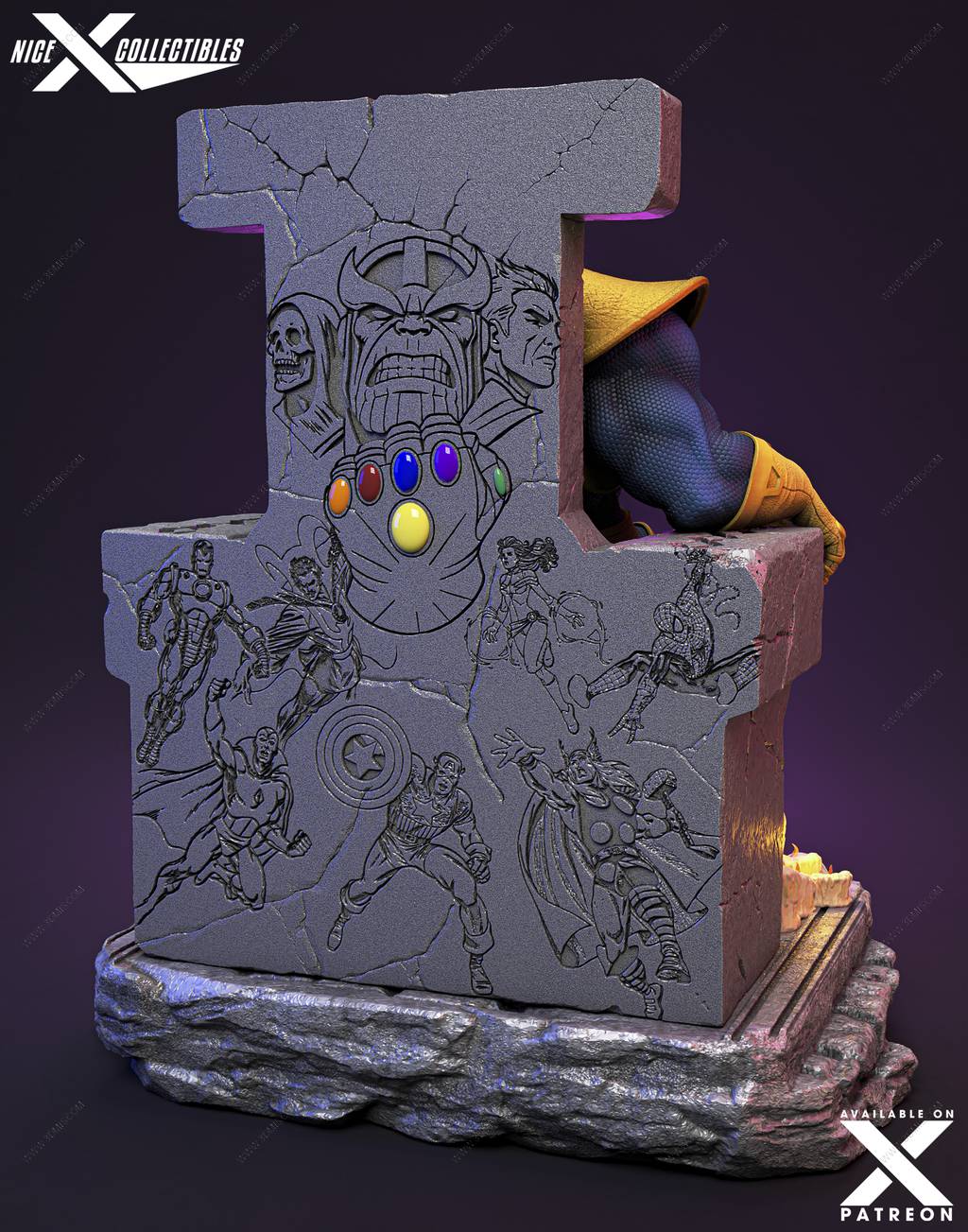 P站图纸印象馆 Nice X Collectibles 漫威 灭霸译萨诺斯 Nice X Collectibles 漫威 灭霸译萨诺斯