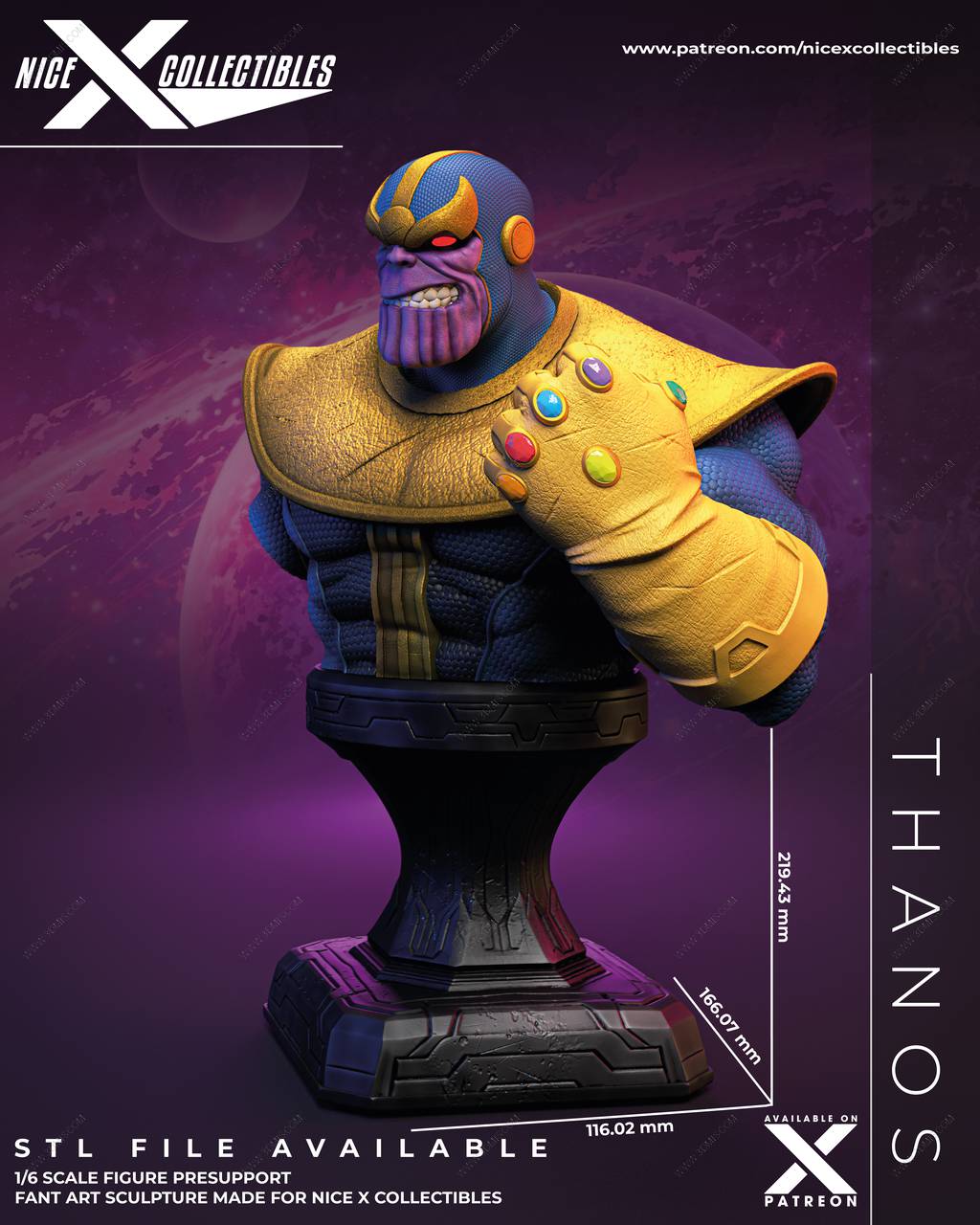 P站图纸印象馆 Nice X Collectibles 漫威 灭霸译萨诺斯 Nice X Collectibles 漫威 灭霸译萨诺斯