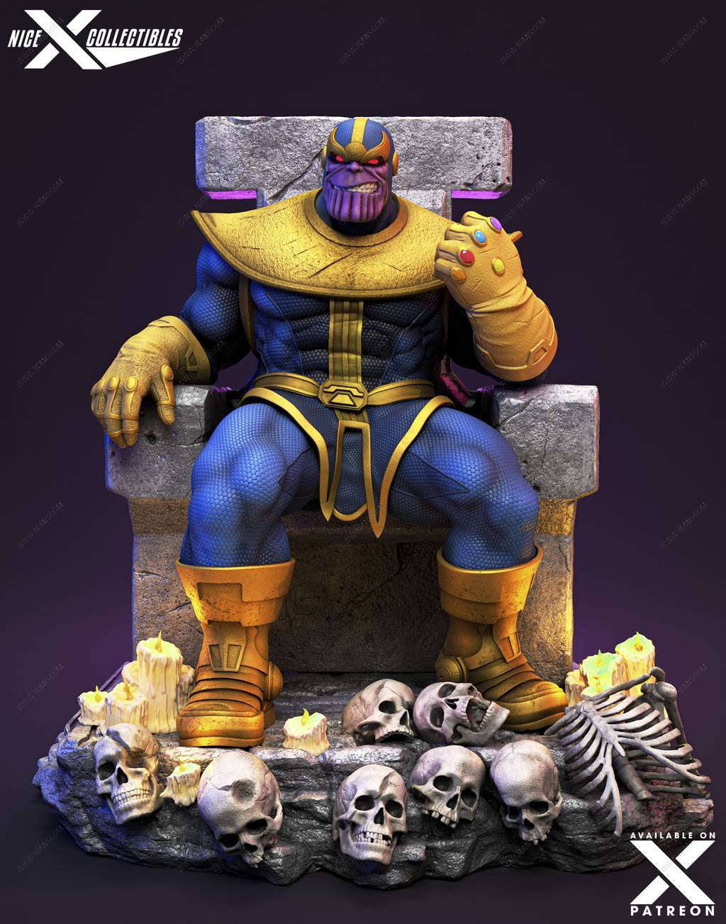 P站图纸印象馆 Nice X Collectibles 漫威 灭霸译萨诺斯 Nice X Collectibles 漫威 灭霸译萨诺斯