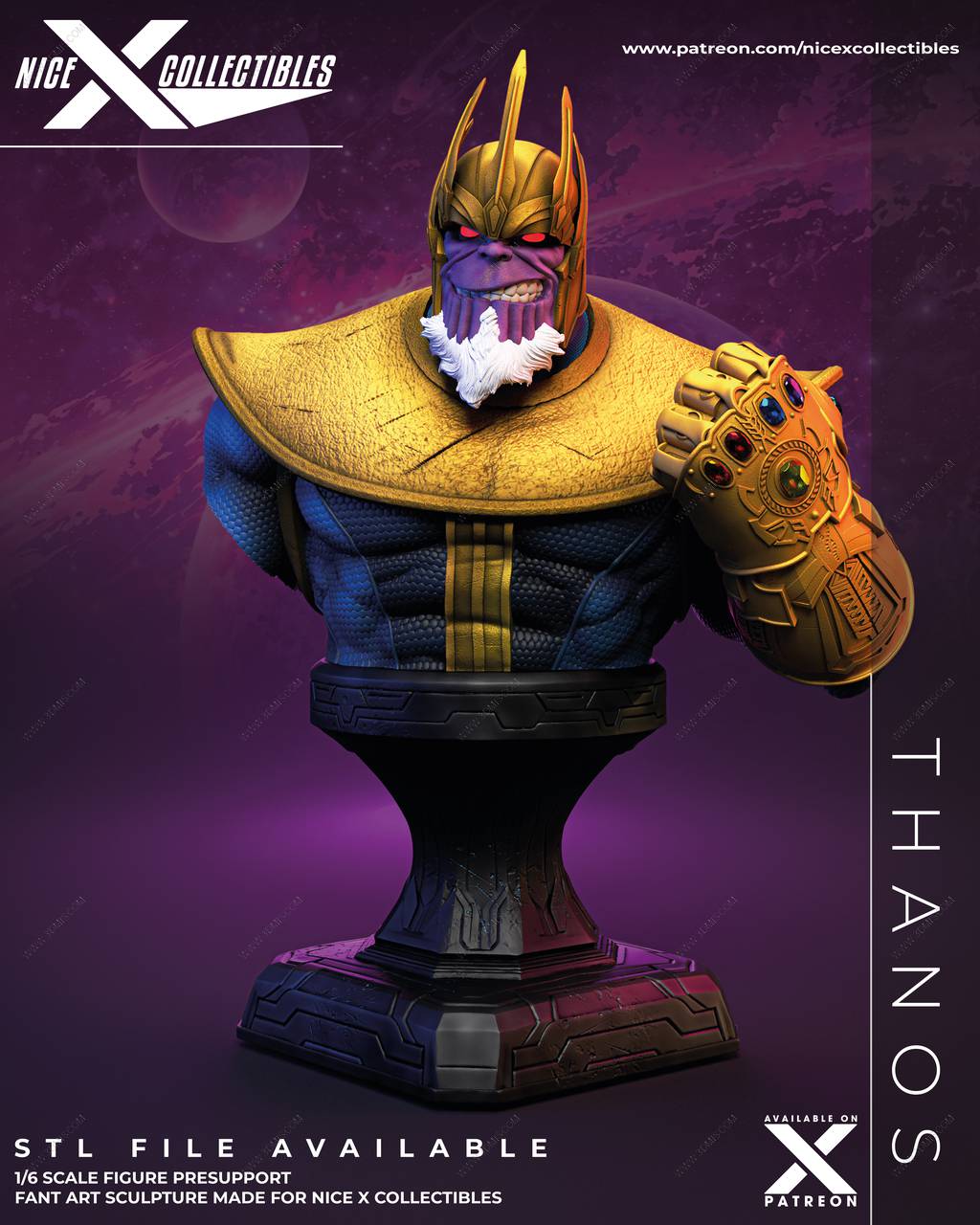 P站图纸印象馆 Nice X Collectibles 漫威 灭霸译萨诺斯 Nice X Collectibles 漫威 灭霸译萨诺斯