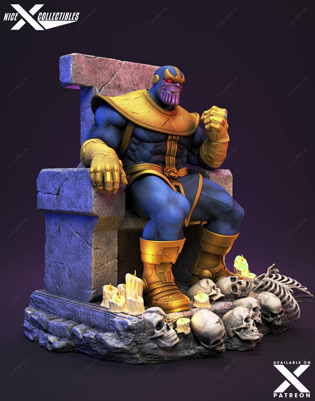 P站图纸印象馆 Nice X Collectibles 漫威 灭霸译萨诺斯 Nice X Collectibles 漫威 灭霸译萨诺斯