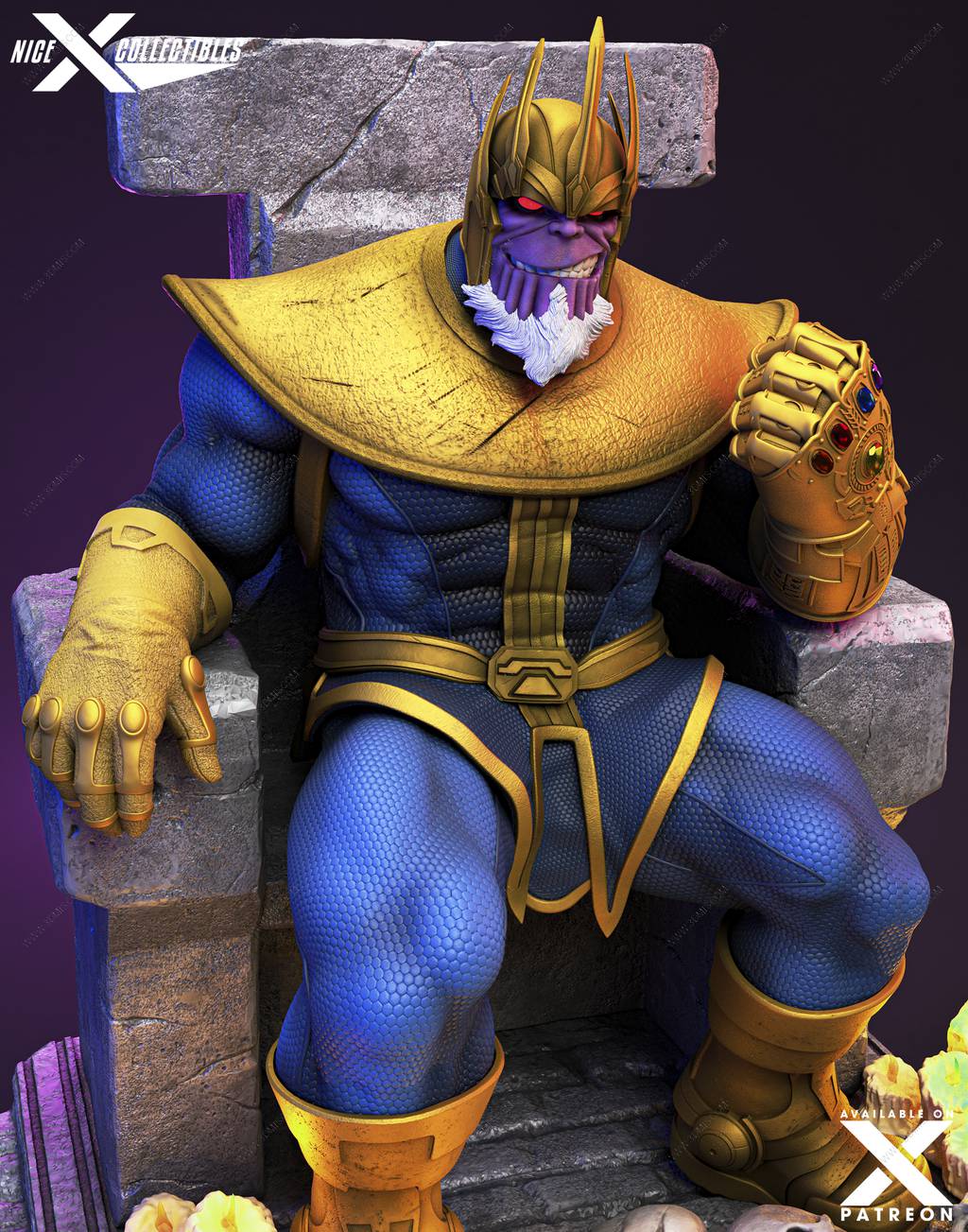 P站图纸印象馆 Nice X Collectibles 漫威 灭霸译萨诺斯 Nice X Collectibles 漫威 灭霸译萨诺斯