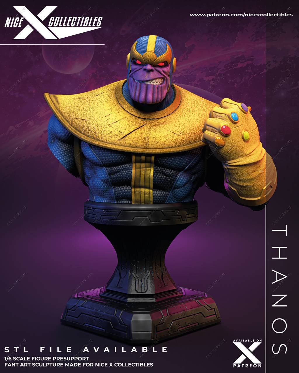 P站图纸印象馆 Nice X Collectibles 漫威 灭霸译萨诺斯 Nice X Collectibles 漫威 灭霸译萨诺斯