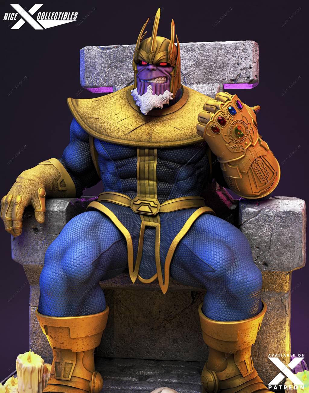 P站图纸印象馆 Nice X Collectibles 漫威 灭霸译萨诺斯 Nice X Collectibles 漫威 灭霸译萨诺斯