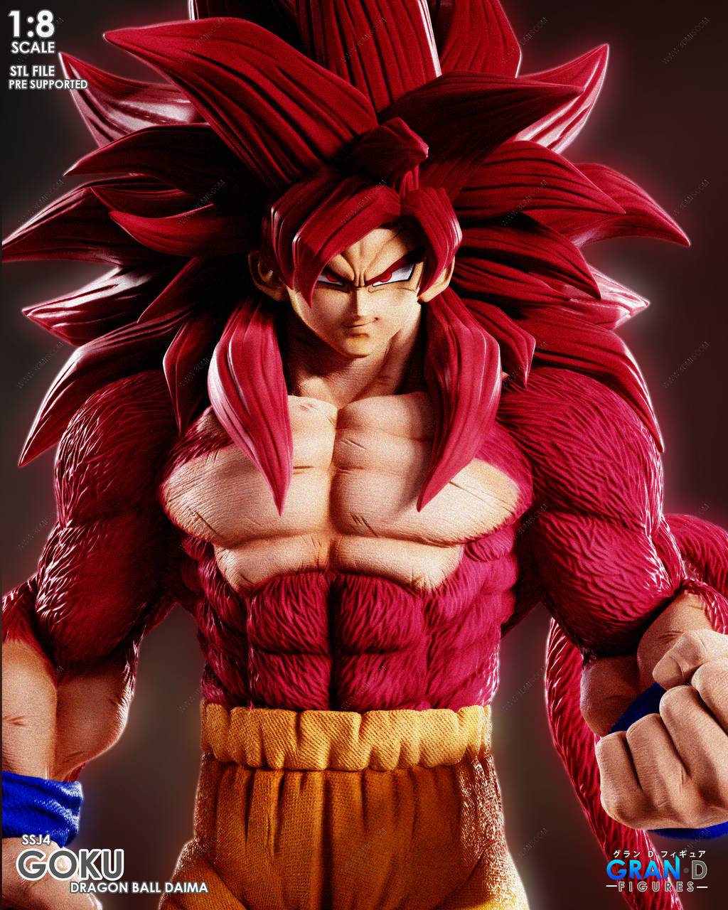 P站图纸印象馆 龙珠 超级赛亚人4 龙珠 超级赛亚人4