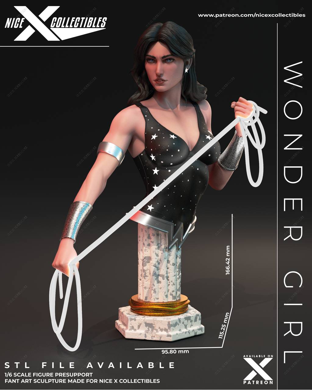 P站图纸印象馆 Nice X Collectibles DC漫画 神奇少女 Nice X Collectibles DC漫画 神奇少女