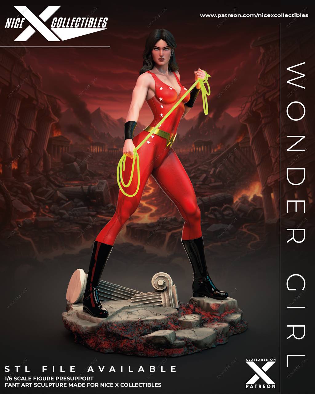 P站图纸印象馆 DC漫画 神奇少女 DC漫画 神奇少女