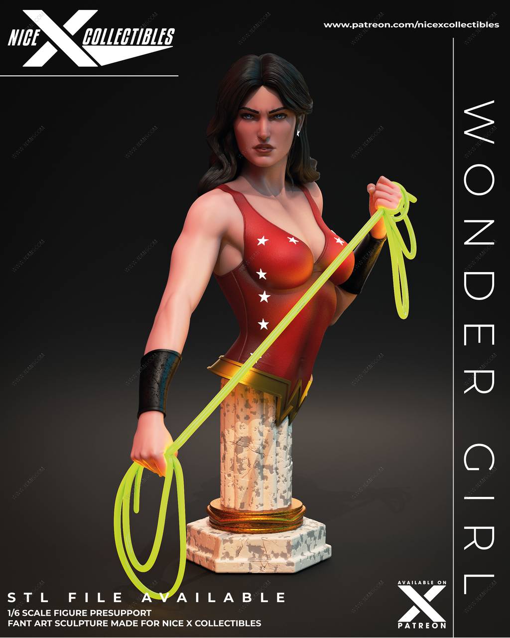 P站图纸印象馆 Nice X Collectibles DC漫画 神奇少女 Nice X Collectibles DC漫画 神奇少女