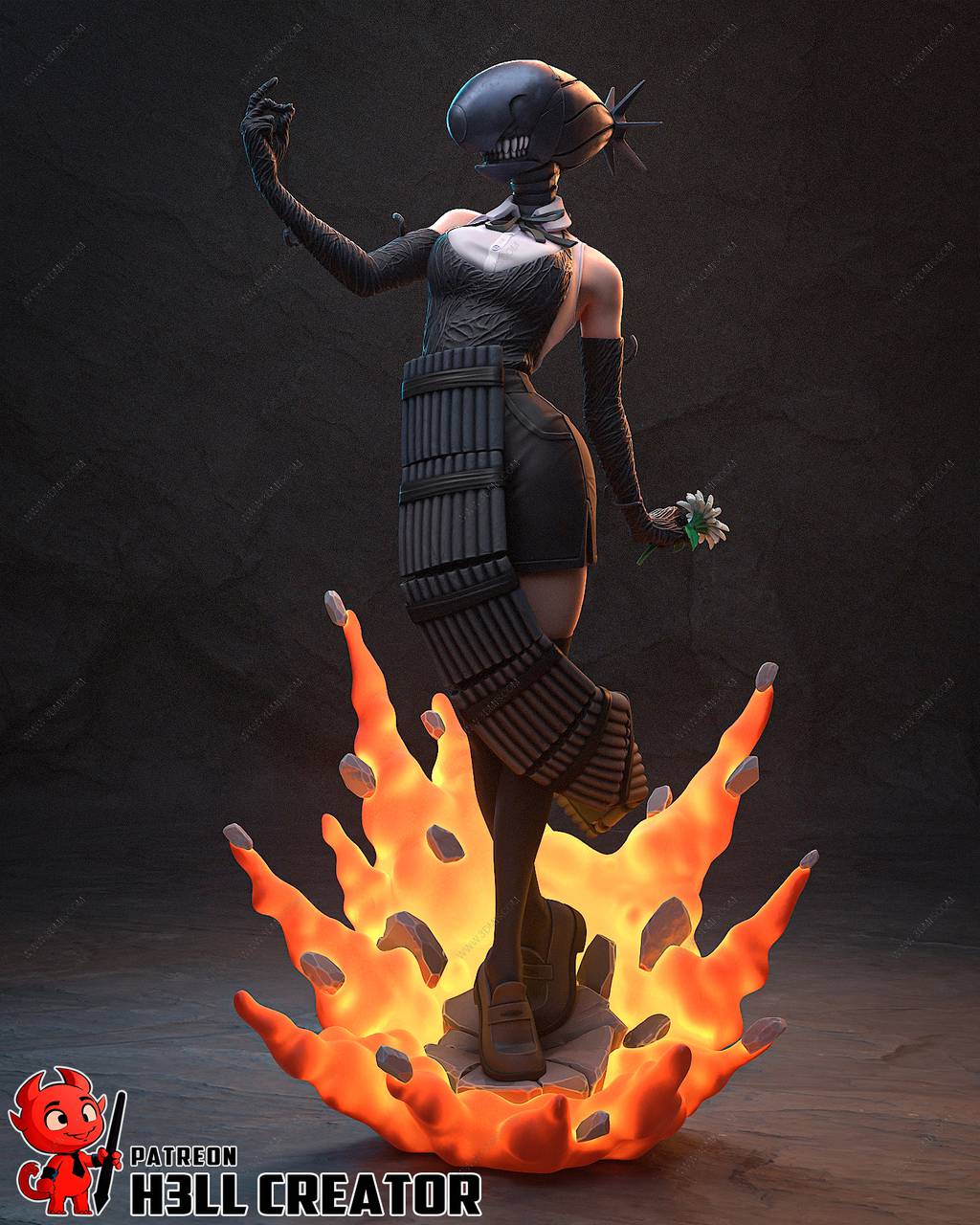 P站图纸印象馆 H3LL 链锯人 蕾塞 H3LL 链锯人 蕾塞