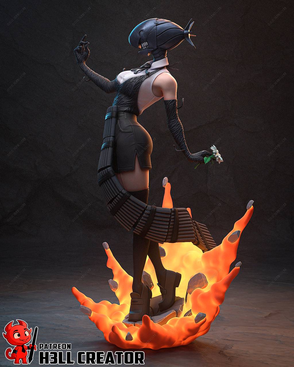 P站图纸印象馆 H3LL 链锯人 蕾塞 H3LL 链锯人 蕾塞