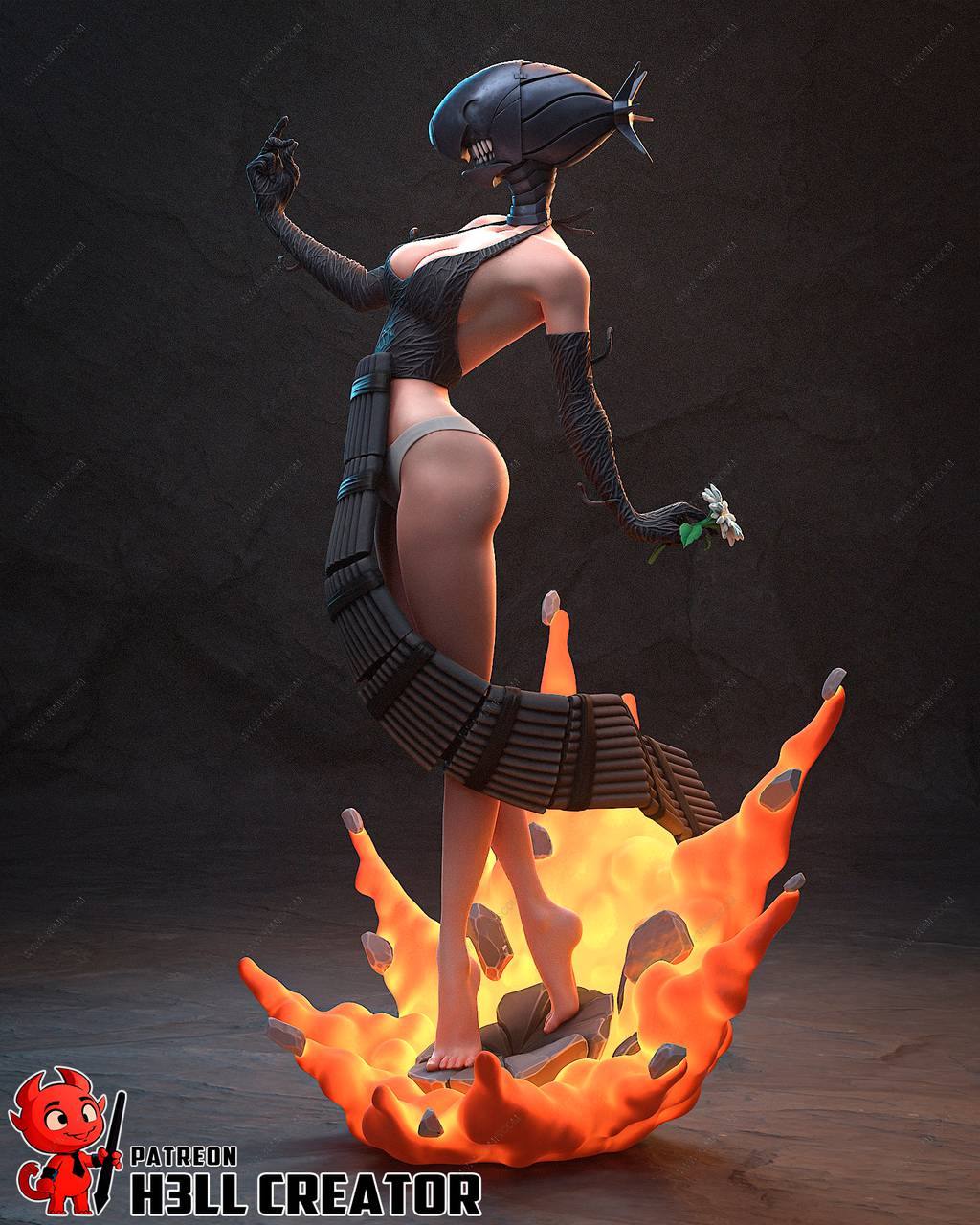 P站图纸印象馆 H3LL 链锯人 蕾塞 H3LL 链锯人 蕾塞