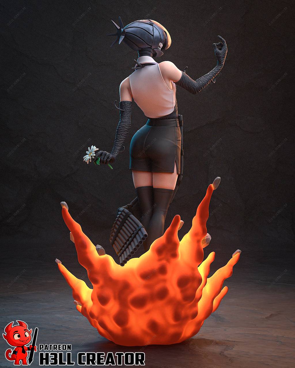 P站图纸印象馆 H3LL 链锯人 蕾塞 H3LL 链锯人 蕾塞