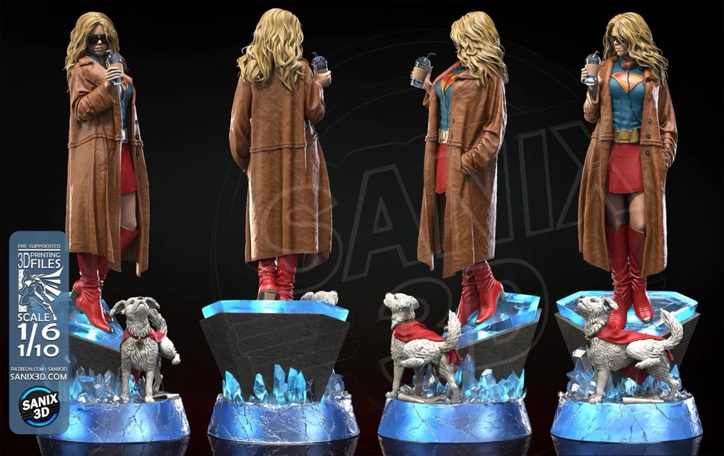 P站图纸印象馆 Sanix3d DC漫画 女超人 Sanix3d DC漫画 女超人