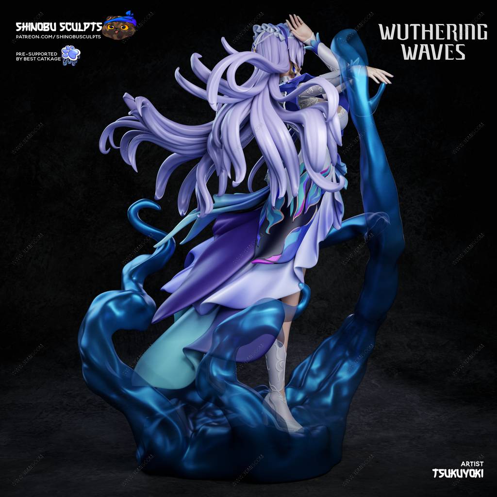 P站图纸印象馆 Shinobu Sculpts 鸣潮 坎特蕾拉 Shinobu Sculpts 鸣潮 坎特蕾拉