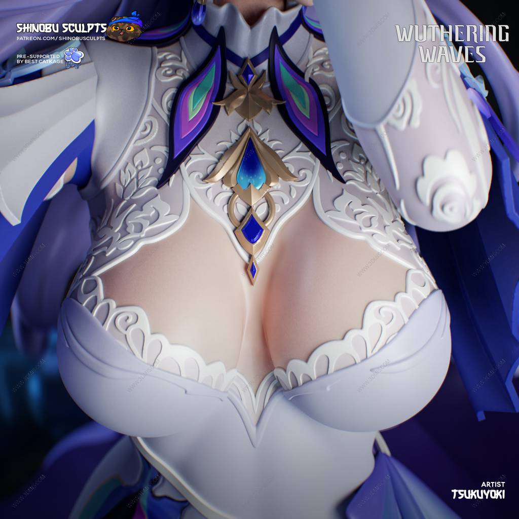 P站图纸印象馆 Shinobu Sculpts 鸣潮 坎特蕾拉 Shinobu Sculpts 鸣潮 坎特蕾拉