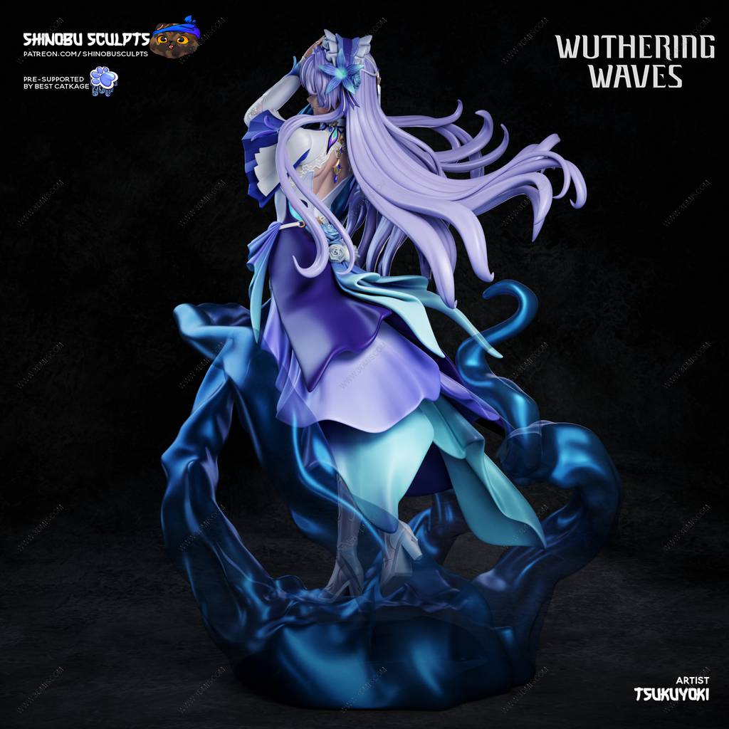 P站图纸印象馆 Shinobu Sculpts 鸣潮 坎特蕾拉 Shinobu Sculpts 鸣潮 坎特蕾拉