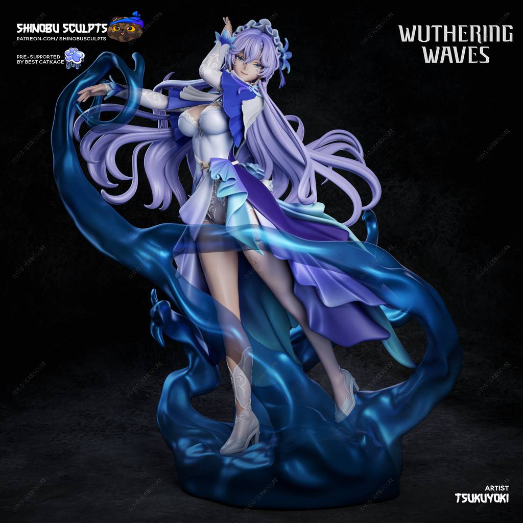 P站图纸印象馆 Shinobu Sculpts 鸣潮 坎特蕾拉 Shinobu Sculpts 鸣潮 坎特蕾拉