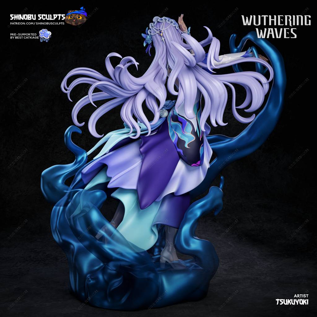 P站图纸印象馆 Shinobu Sculpts 鸣潮 坎特蕾拉 Shinobu Sculpts 鸣潮 坎特蕾拉