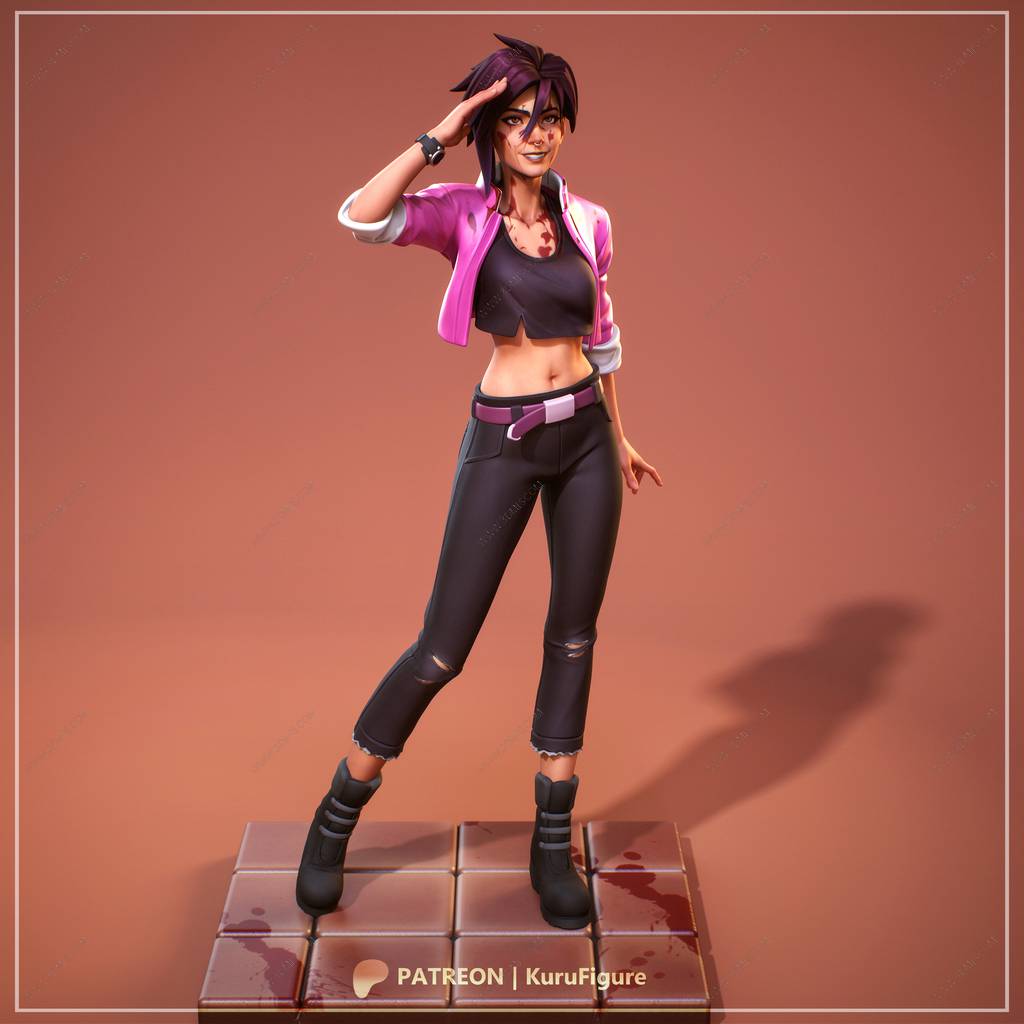 P站图纸印象馆 Kuru Figure 超英派遣中心 隐形女 Kuru Figure 超英派遣中心 隐形女