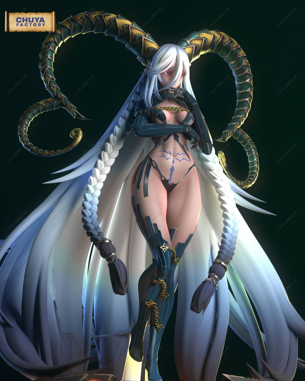 P站图纸印象馆 Chuya Factory 命运 冠位指定 提亚马特 Chuya Factory 命运 冠位指定 提亚马特