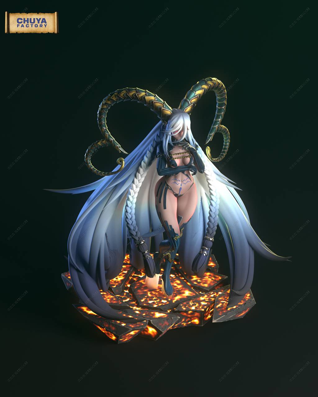 P站图纸印象馆 Chuya Factory 命运 冠位指定 提亚马特 Chuya Factory 命运 冠位指定 提亚马特