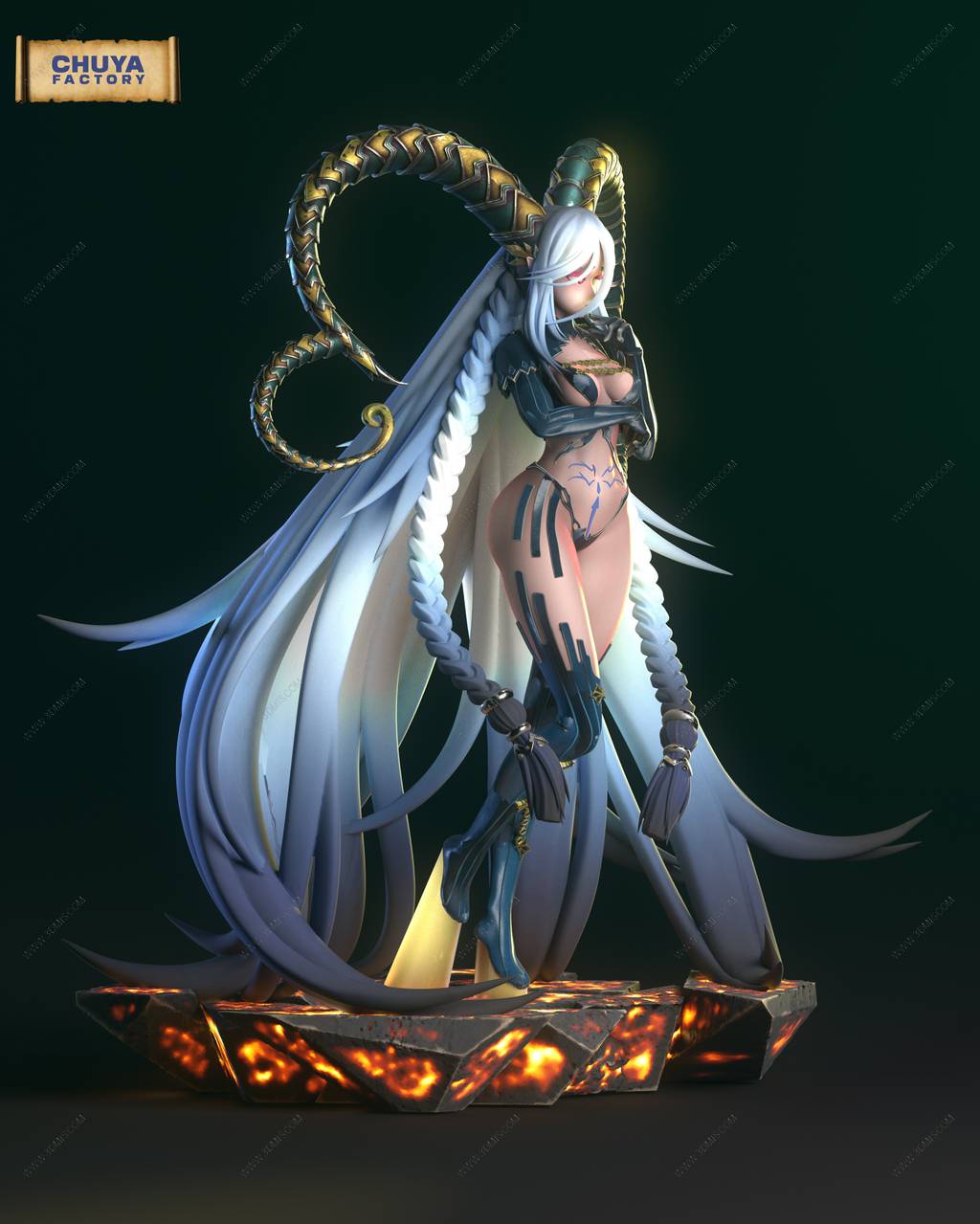 P站图纸印象馆 Chuya Factory 命运 冠位指定 提亚马特 Chuya Factory 命运 冠位指定 提亚马特