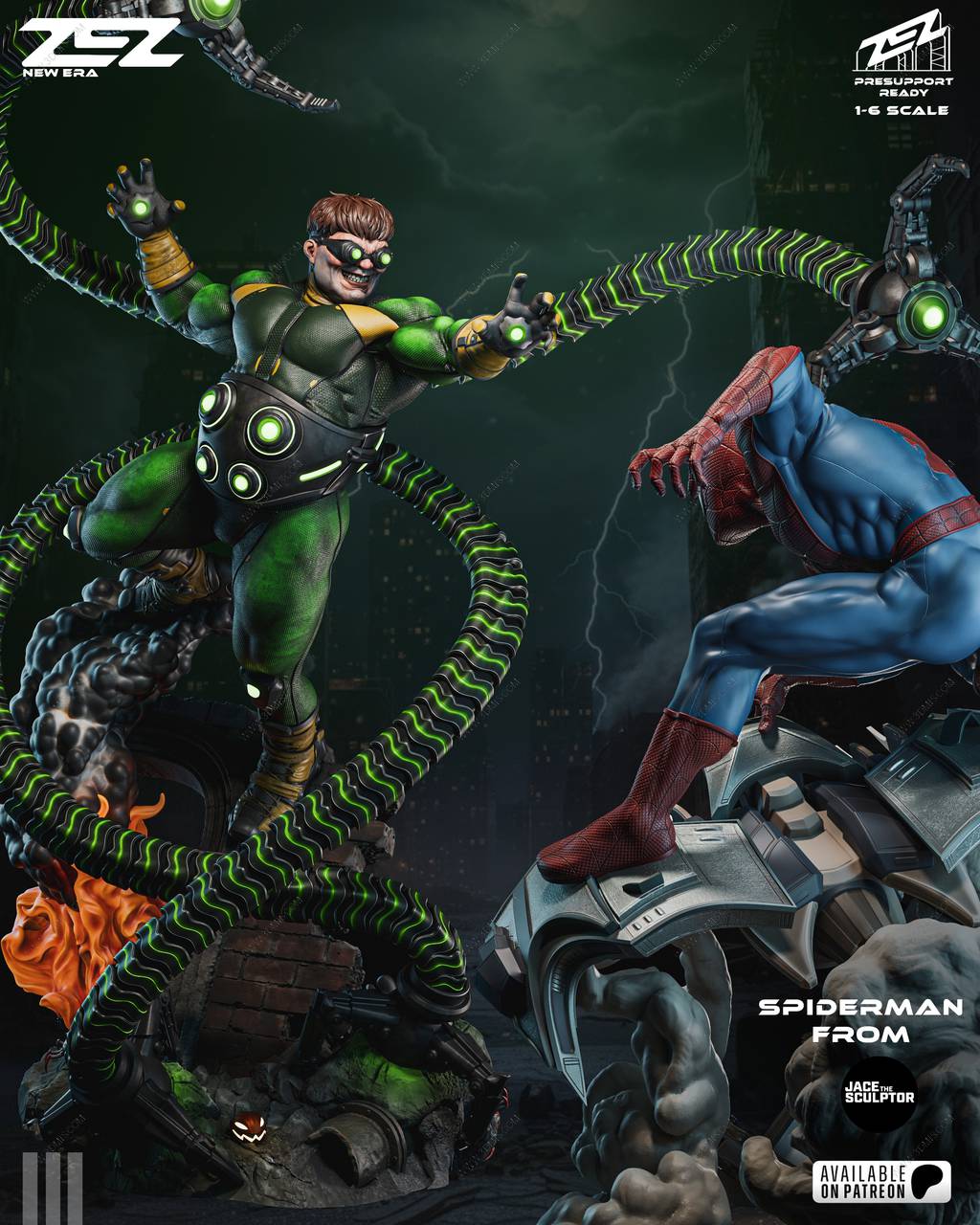 P站图纸印象馆 ZEZ STUDIOS 漫威 章鱼博士 ZEZ STUDIOS 漫威 章鱼博士