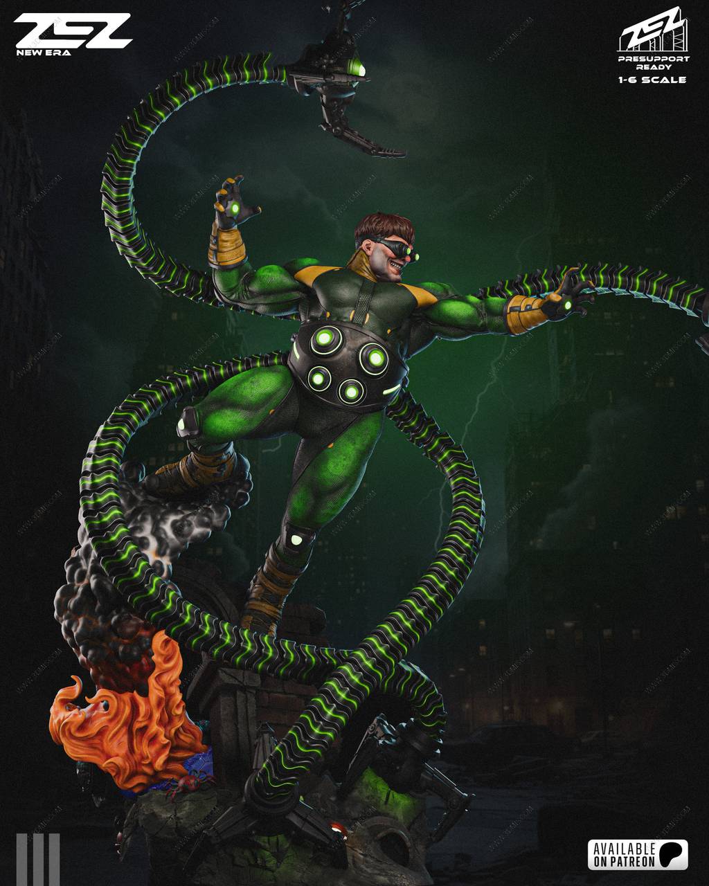 P站图纸印象馆 ZEZ STUDIOS 漫威 章鱼博士 ZEZ STUDIOS 漫威 章鱼博士