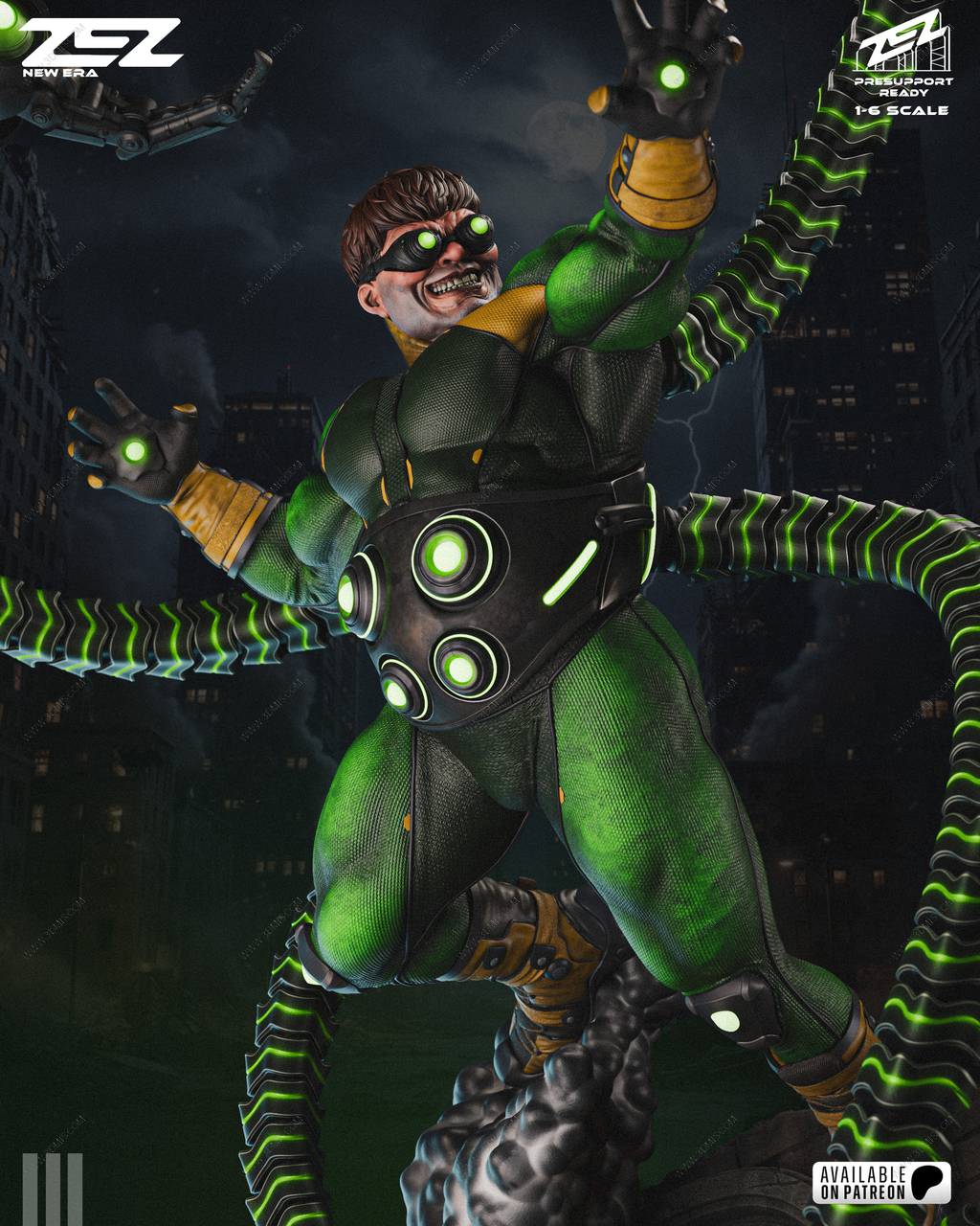 P站图纸印象馆 ZEZ STUDIOS 漫威 章鱼博士 ZEZ STUDIOS 漫威 章鱼博士