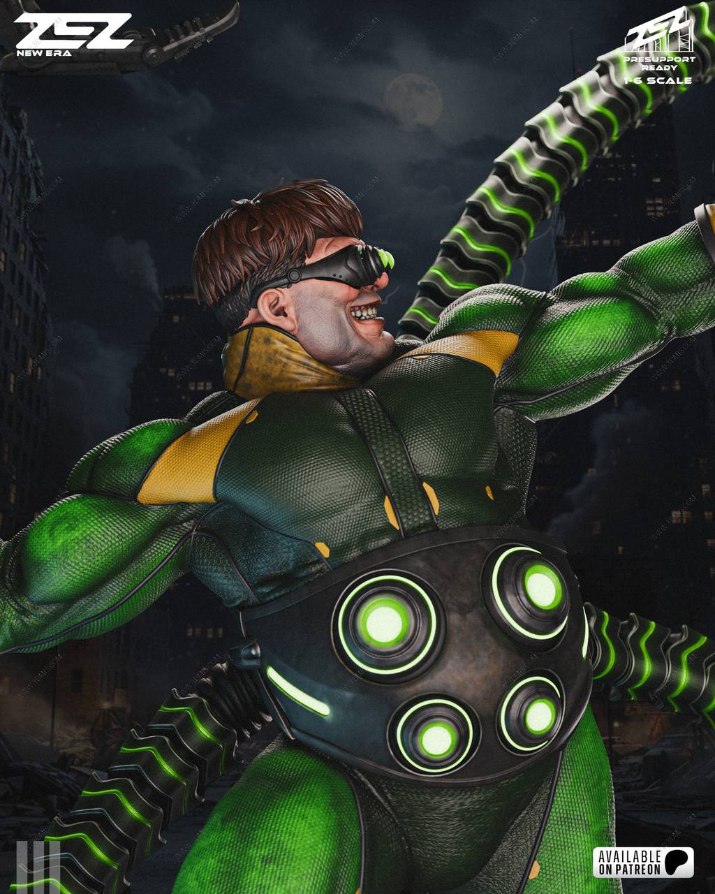 P站图纸印象馆 ZEZ STUDIOS 漫威 章鱼博士 ZEZ STUDIOS 漫威 章鱼博士