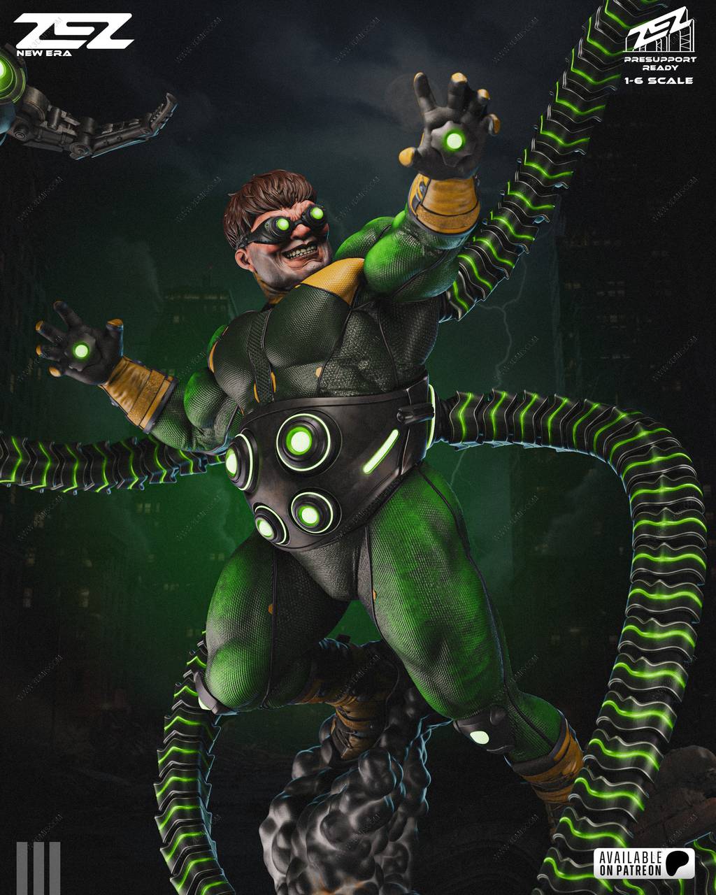 P站图纸印象馆 ZEZ STUDIOS 漫威 章鱼博士 ZEZ STUDIOS 漫威 章鱼博士