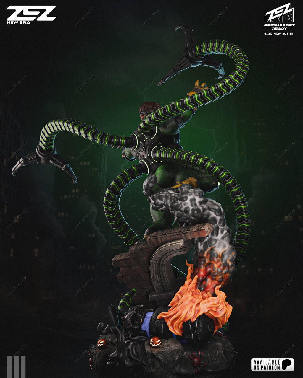 P站图纸印象馆 ZEZ STUDIOS 漫威 章鱼博士 ZEZ STUDIOS 漫威 章鱼博士