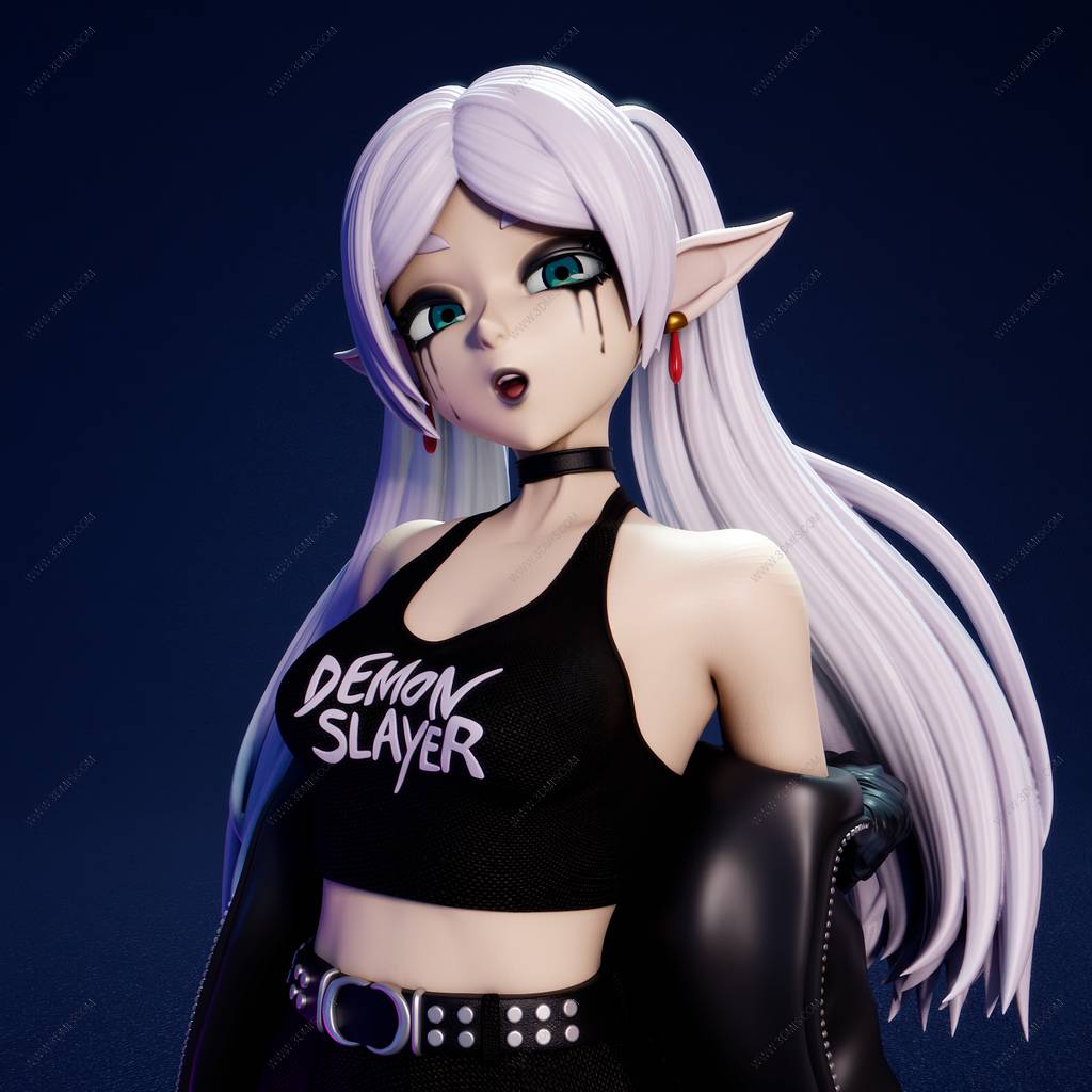 P站图纸印象馆 FunserviceSTL 葬送的芙莉莲 哥特风格的芙莉莲 FunserviceSTL 葬送的芙莉莲 哥特风格的芙莉莲