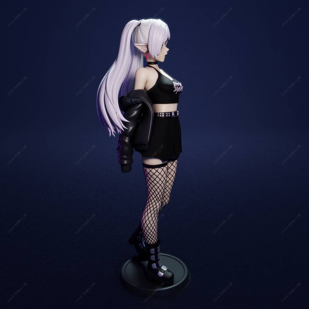 P站图纸印象馆 FunserviceSTL 葬送的芙莉莲 哥特风格的芙莉莲 FunserviceSTL 葬送的芙莉莲 哥特风格的芙莉莲