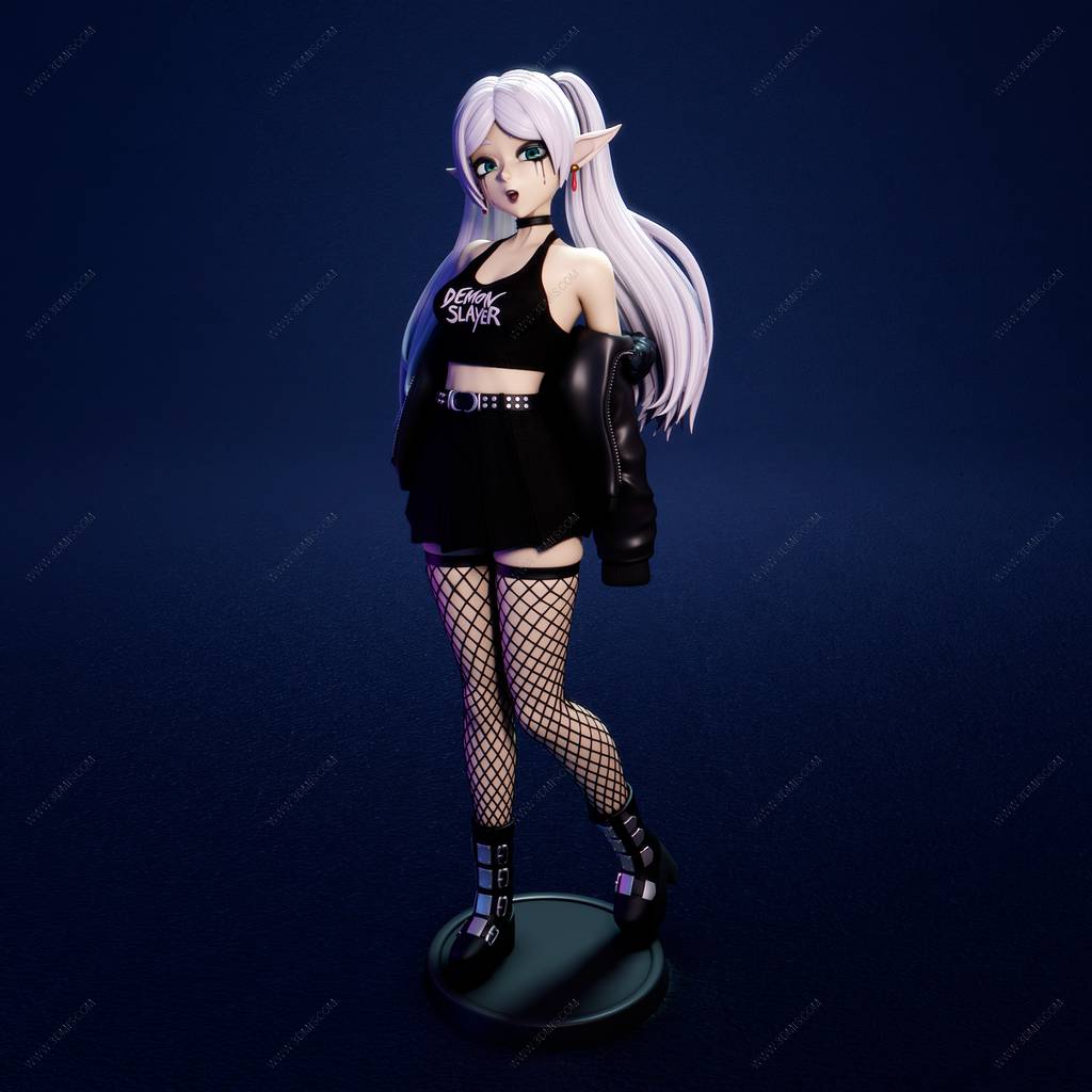 P站图纸印象馆 FunserviceSTL 葬送的芙莉莲 哥特风格的芙莉莲 FunserviceSTL 葬送的芙莉莲 哥特风格的芙莉莲