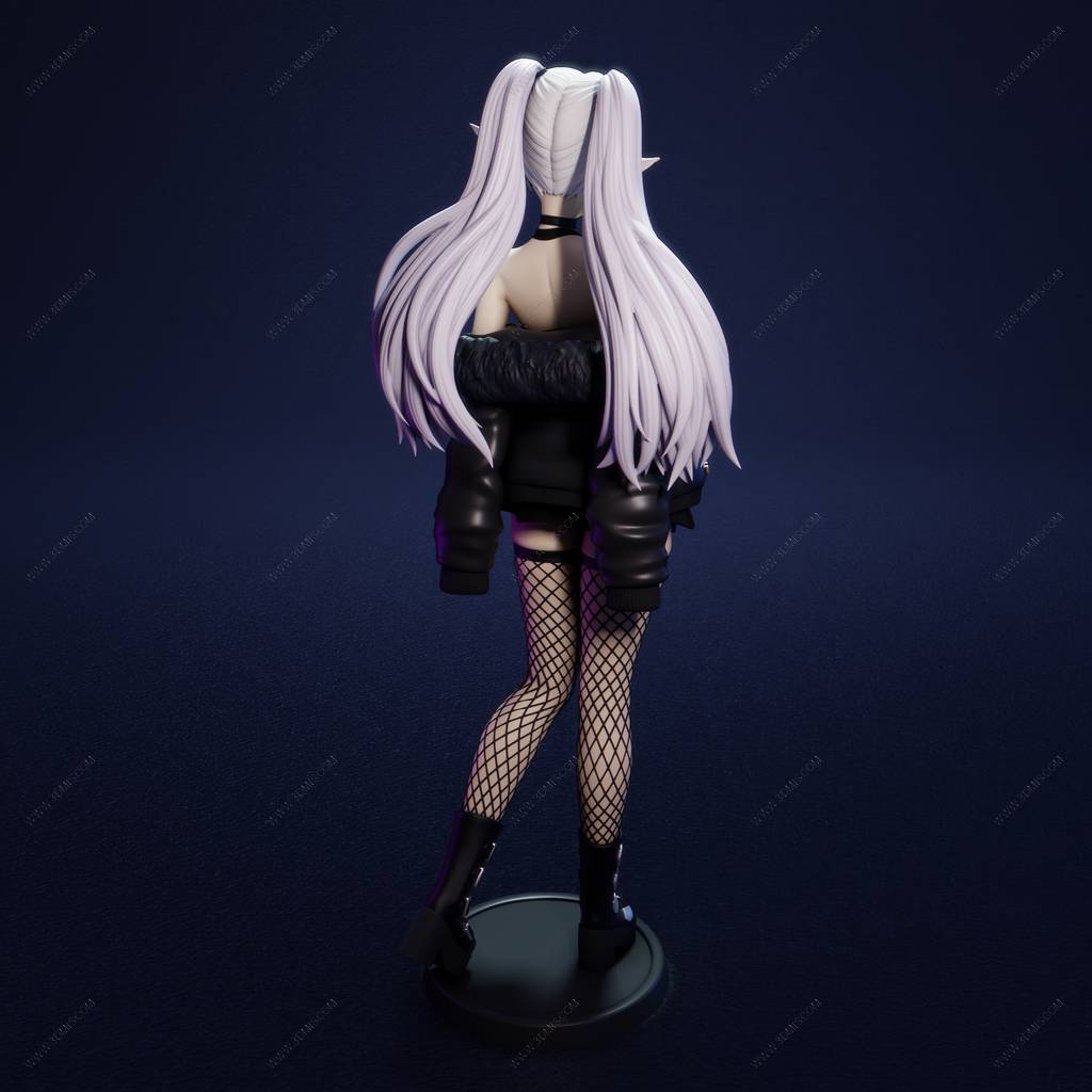 P站图纸印象馆 FunserviceSTL 葬送的芙莉莲 哥特风格的芙莉莲 FunserviceSTL 葬送的芙莉莲 哥特风格的芙莉莲