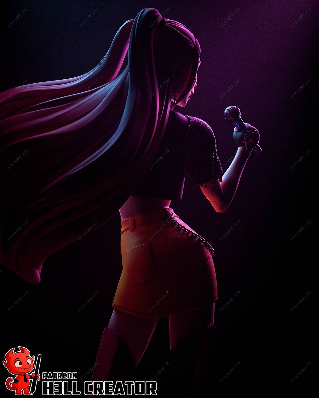 P站图纸印象馆 H3LL 猎魔女团 米拉 H3LL 猎魔女团 米拉