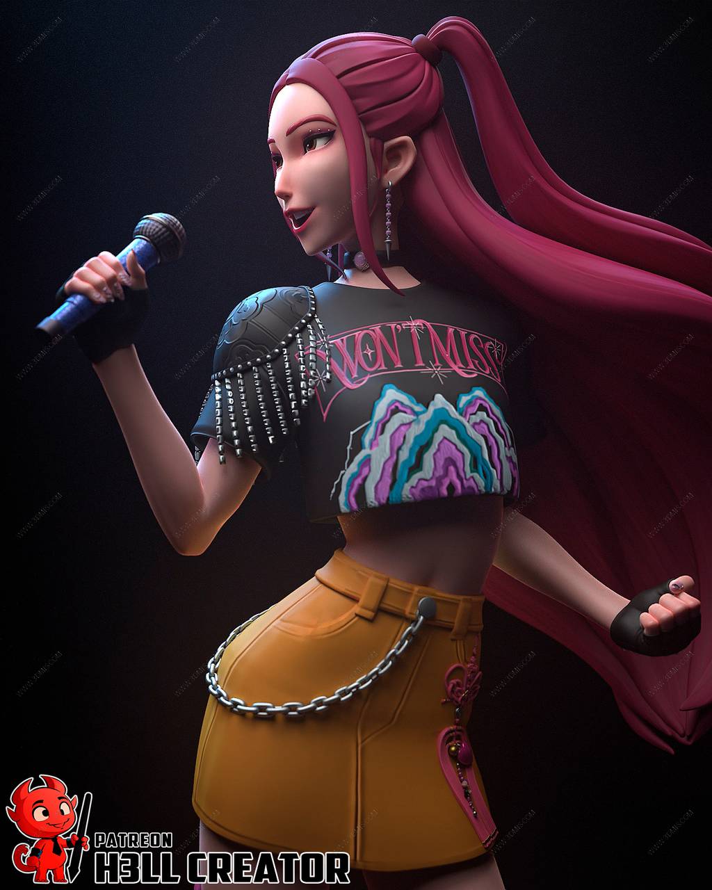 P站图纸印象馆 H3LL 猎魔女团 米拉 H3LL 猎魔女团 米拉