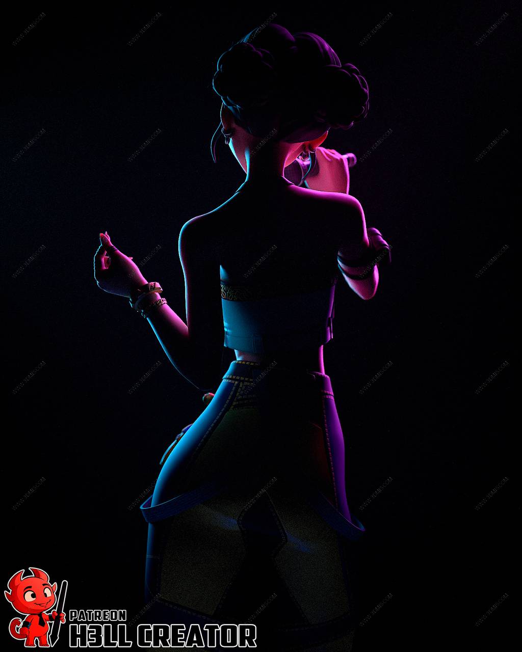 P站图纸印象馆 H3LL 猎魔女团 佐依 H3LL 猎魔女团 佐依