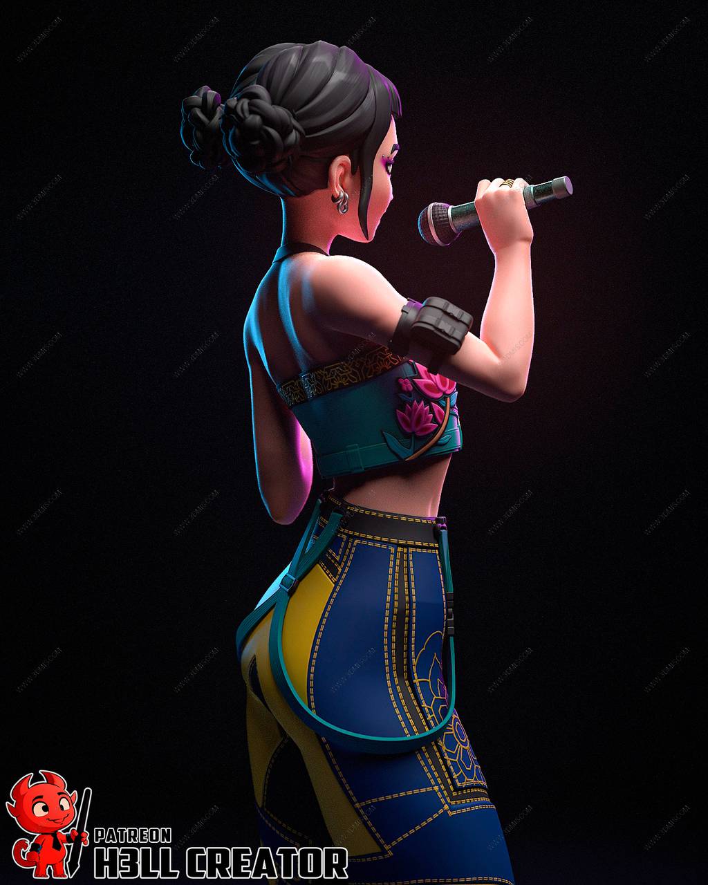 P站图纸印象馆 H3LL 猎魔女团 佐依 H3LL 猎魔女团 佐依