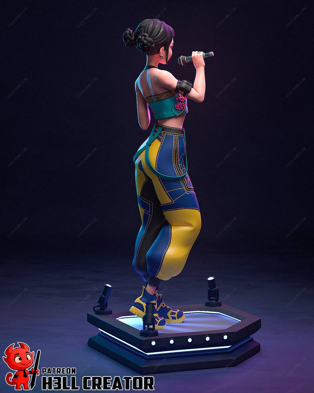 P站图纸印象馆 H3LL 猎魔女团 佐依 H3LL 猎魔女团 佐依