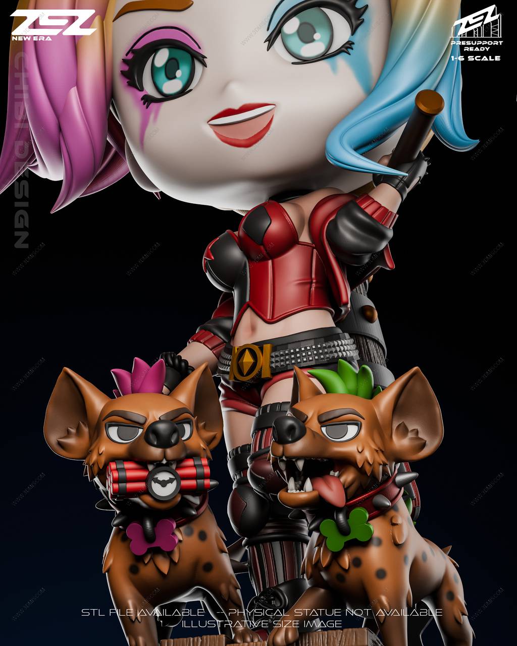 P站图纸印象馆 ZEZ STUDIOS DC漫画 哈莉·奎茵 ZEZ STUDIOS DC漫画 哈莉·奎茵
