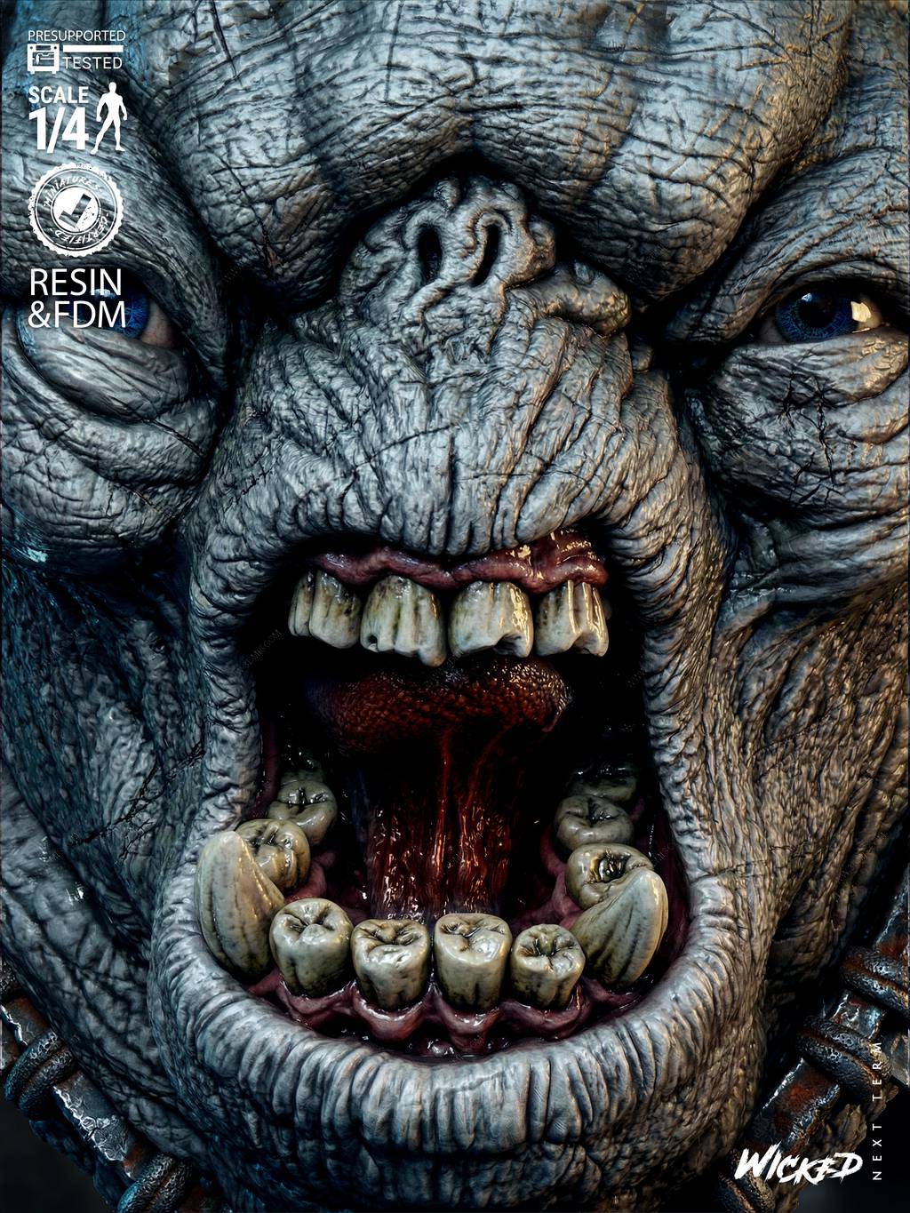 P站图纸印象馆 3DWicked 魔戒 食人妖 3DWicked 魔戒 食人妖