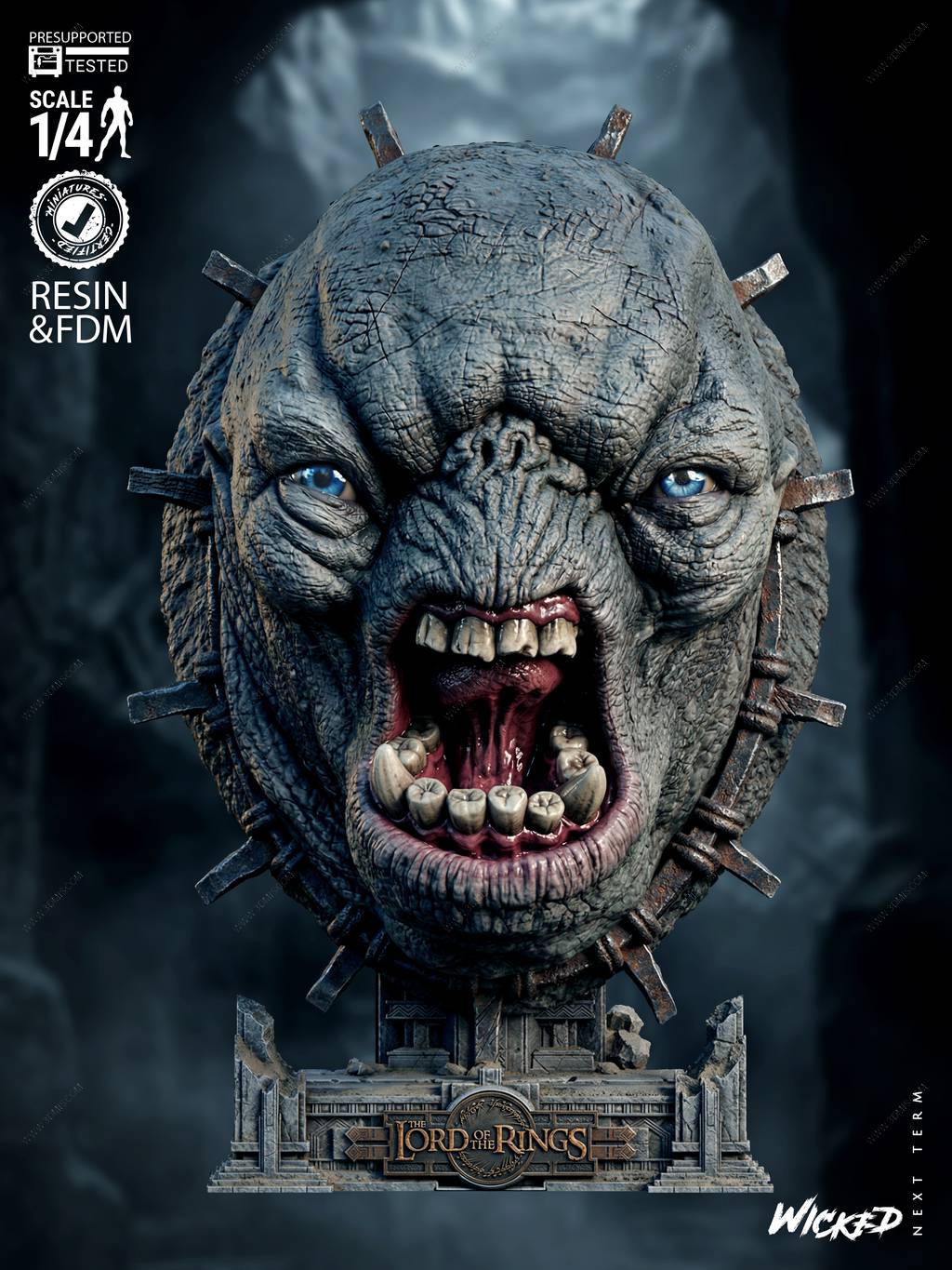 P站图纸印象馆 3DWicked 魔戒 食人妖 3DWicked 魔戒 食人妖